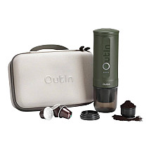 Outin Nano 7500mAh portable coffee maker set (Green) + protective case