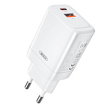 Wall charger XO CE16, 45W, 1x USB-C, 1x USB-A