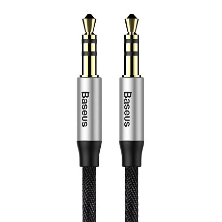 Baseus Yiven Audio Cable M30 0.5M Silver+Black