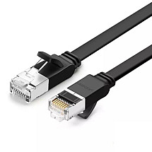 Cable Pure Copper UGREEN Cat 6 UTP Flat Ethernet RJ45  3m (black)