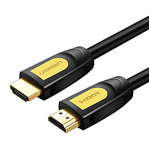 HDMI 2.0 kabelis UGREEN HD101, 4K 60 Hz, 1 m (melns un dzeltens)