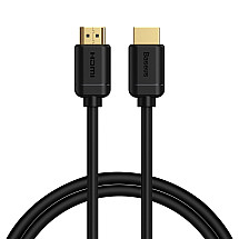 Baseus 2x HDMI 2.0 4K 60Hz Cable, 3D, HDR, 18Gbps, 1m (black)