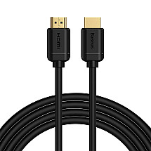 Baseus 2x HDMI 2.0 4K 60Hz Cable, 3D, HDR, 18Gbps, 3m (black)