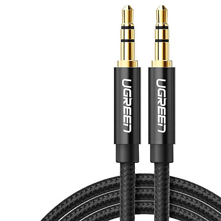 UGREEN AV112 Mini jack cable 3.5mm AUX 2m (black)