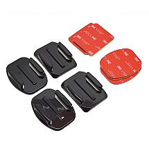 Set of Flat and curve adhesive mount Telesin 3M for GoPro (GP-BRK-004)