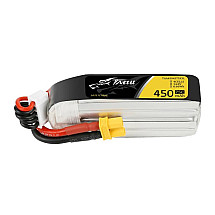 Battery  Tattu 450mAh 14,8V 75C 4S1P Long