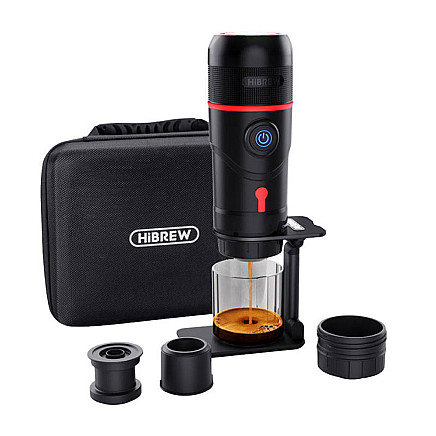 Portable coffee maker  3-in-1 with case HiBREW H4-premium  80W