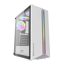 Computer case Darkflash DK151 LED with 3 fans (white)