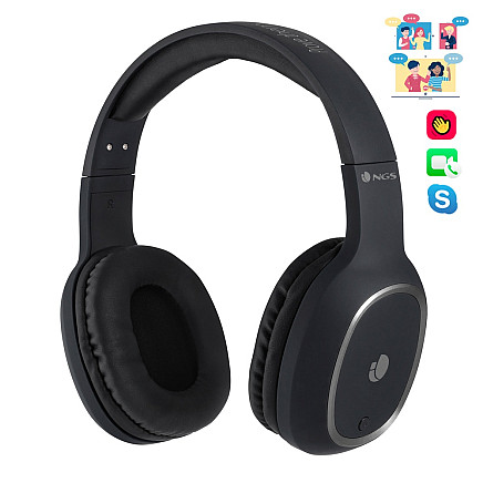 NGS headphones with microphone Arctica Pride / BT / Black