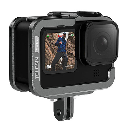 Telesin alumīnija aizsargvāciņš GoPro Hero 11 / 10 / 9 GP-FMS-G11