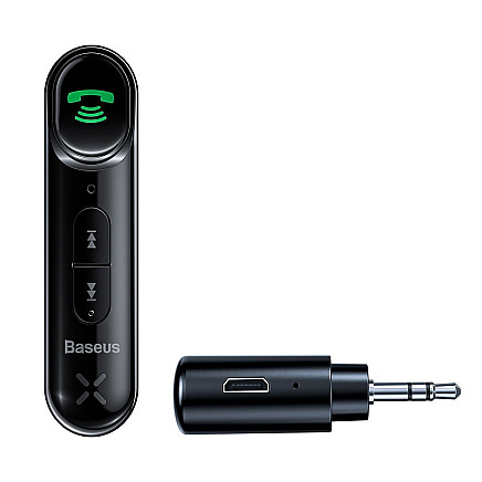 Baseus Qiyin AUX Car Bluetooth Receiver Black