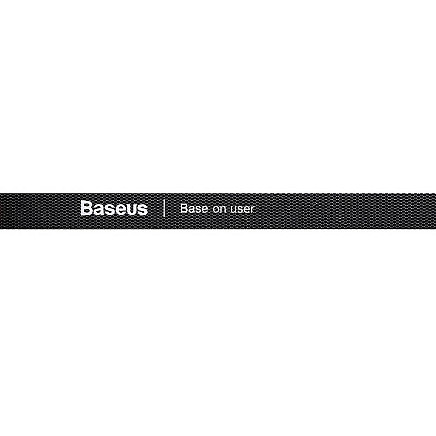 Baseus Rainbow Circle Velcro siksniņas 3 m melnas