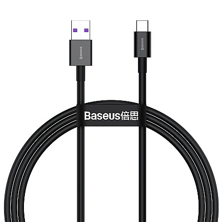 Baseus Superior sērijas kabelis USB uz USB-C, 66 W, 1 m (melns)