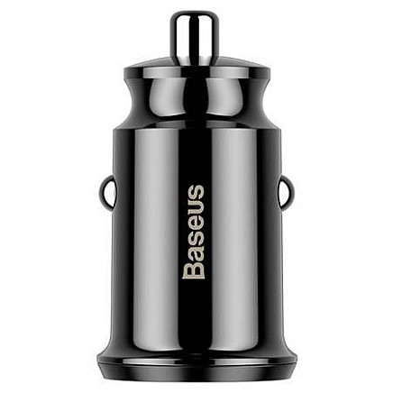 Baseus Grain Car Charger 2x USB 5V 3.1A (black)