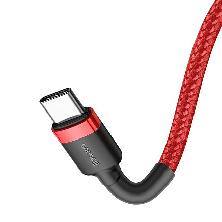 Baseus Cafule Cable USB-C PD 2.0 QC 3.0 60W 1m (Red)