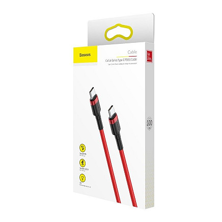 Baseus Cafule Cable USB-C PD 2.0 QC 3.0 60W 1m (Red)