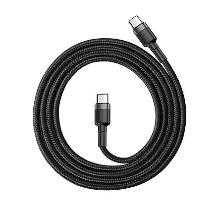 Baseus Cafule Cable USB-C PD 2.0 QC 3.0 60W 1m (Black+Gray)