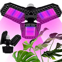 108 LED Hydroponic Plant Growth Lamp - Adjustable Photosynthesis Support Light for Indoor Flowers, Seedlings & Vegetables, Red and Blue Spectrum