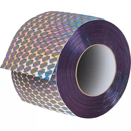 Holographic Bird Deterrent Tape 80m - Waterproof Scarecrow Ribbon for Safe Crop Protection, Building Security and Animal Safety, Easy Install Reflective PVC