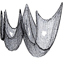 Liels dekoratīvs zirnekļa tīkls Helovīnam 198x76 cm Malatec 22003