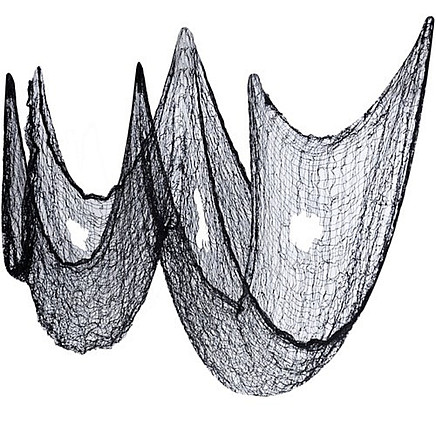 Liels dekoratīvs zirnekļa tīkls Helovīnam 198x76 cm Malatec 22003