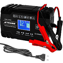 Versatile 12/24V Lead-Acid Battery Charger with Automatic Rectifier and Comprehensive Protection Features - Compact and User-friendly with Touch Panel Control