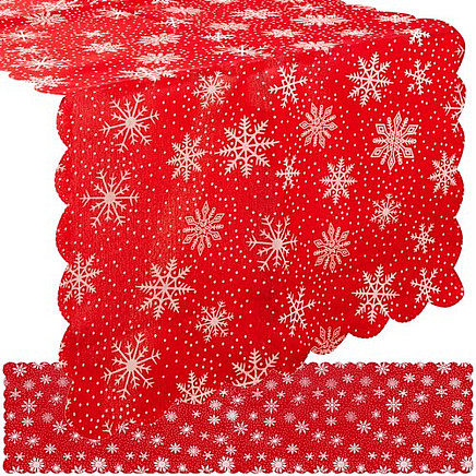 Ziemassvētku galda celiņš 150x35 cm Ruhhy 22788, sarkans