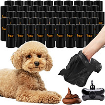 Purlov Heavy-Duty Scent-Blocking Dog Waste Bags (1000 Count) with Dispenser Case - Leak-Proof & Eco-Friendly Pet Poop Clean-up Set