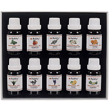 10-Piece Aromatherapy Essential Oil Set - Therapeutic-Grade, Water Soluble, Versatile Usage, Assorted Scents 15ml Each, Ideal for Stress Relief & Relaxation