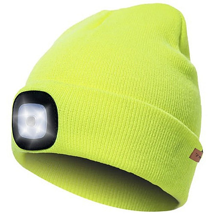 Ziemas cepure ar lukturīti - Gaiši Zaļā _ Trizand I Winter Hat With Flashlight - Light...