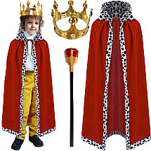 Karaļa kostīmu komplekts 3 daļas Kruzzel 20560