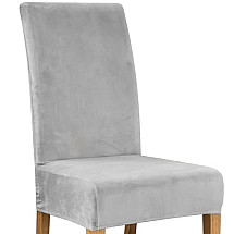 Krēsla Pārvalks - Pelēks Samts Ruhhy 22979