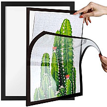 Magnetic Frame for Diamond Paintings 30x40 cm, Unbreakable and Universal, Black, 2 pieces per set