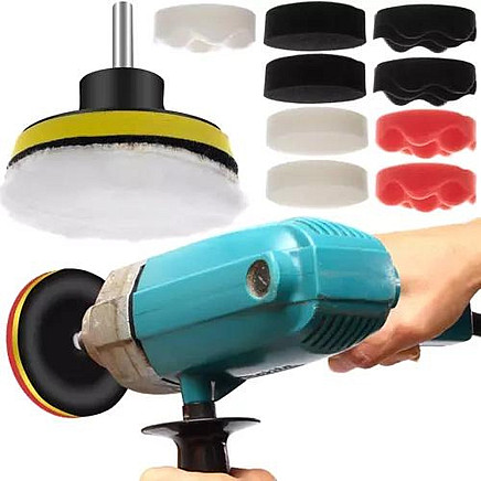 Pulēšanas sūkļu komplekts 12 gab. Xtrobb 19167, 80 mm