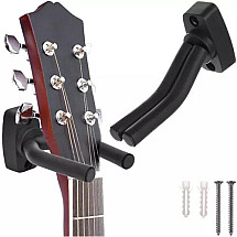 Universal Adjustable Guitar Hanger for Wall - Durable Plastic, Metal and Foam | Safe, Scratch-Free Storage for Acoustic, Electric, Bass Guitars and More | Maximum Load 10kg