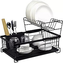 Divstāvu trauku žāvētājs Ruhhy, Melns