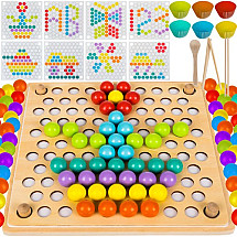 Wooden beads puzzle 22403