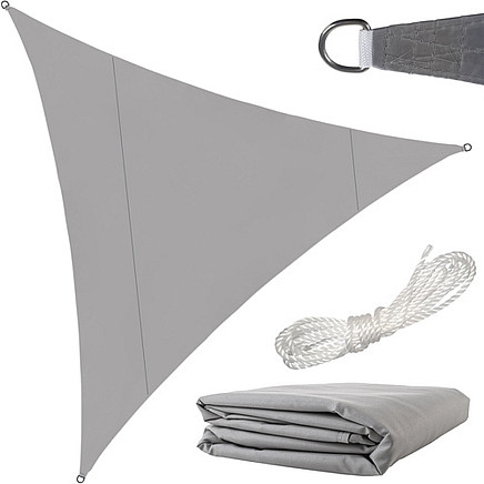Sunshade sail 4x4x4m-gray Gardlov 23141