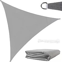 Shade sail patio 3x3x3m gray