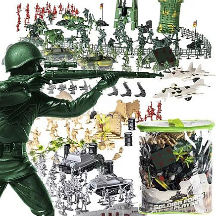 Military base, solders 300 pieces