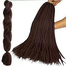 Synthetic hair braids brown 