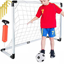 Football goal + ball + pump