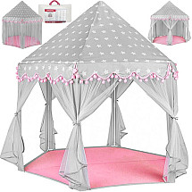 Children's tent gray and pink