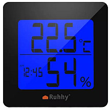 5-in-1 Multifunctional Weather Station: LCD Digital Thermometer, Hygrometer, Clock, Alarm & Calendar - Ideal for Home/Office Use with Backlight & Sound Signal Functions