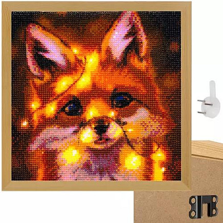 Durable 30x30cm DIY Pine Frame with Plexiglass Lens for Diamond Painting & Artwork Display