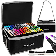 Double-sided markers/pens - 168 pcs. MAALEO 24101