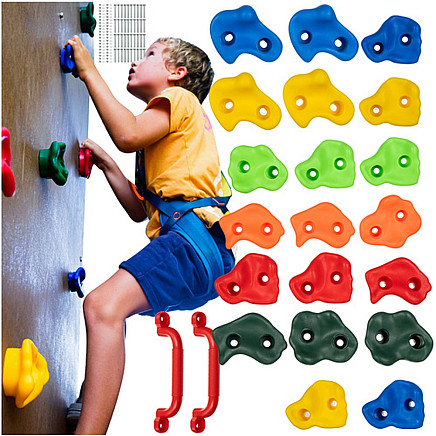 Kruzzel 25395 Climbing Grips 22 pcs