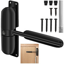 Durvju aizvērējs ar sviru Malatec 25075, līdz 60 kg, melns