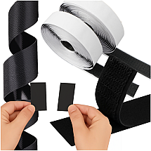 Self-adhesive Velcro black 5m x 2.5cm Ruhhy 24237