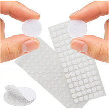 Self-adhesive Velcro 18mm 500pcs white Ruhhy 25884